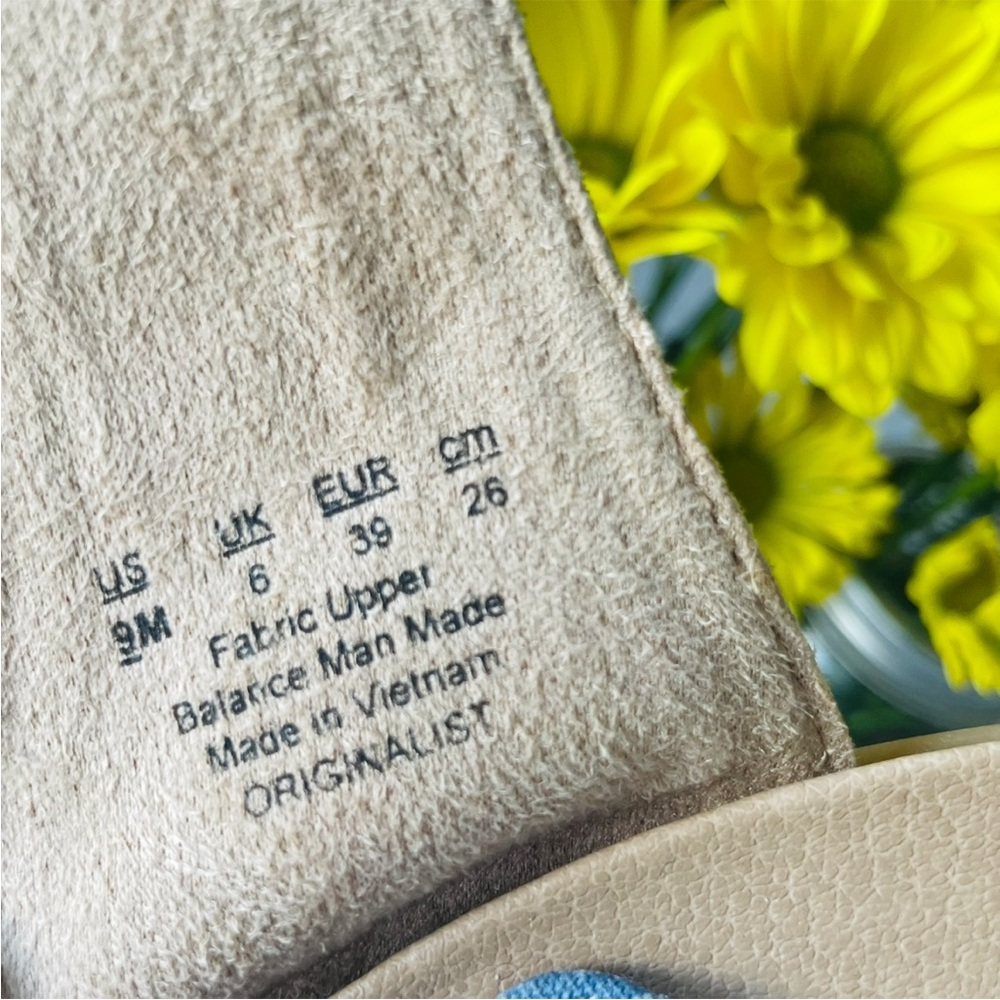 Dr. Scholl Flex Slides•Size 9•Shades of Denim Blue Canvas•Easy Off~Easy On🌼 - Picture 11 of 16